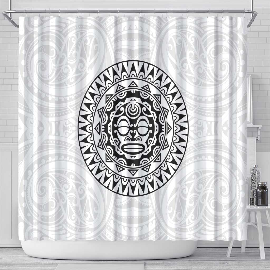 New Zealand Aotearoa Shower Curtain Maori Te Mata O Rongokako