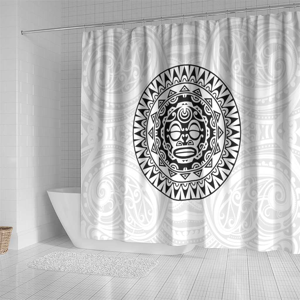 New Zealand Aotearoa Shower Curtain Maori Te Mata O Rongokako
