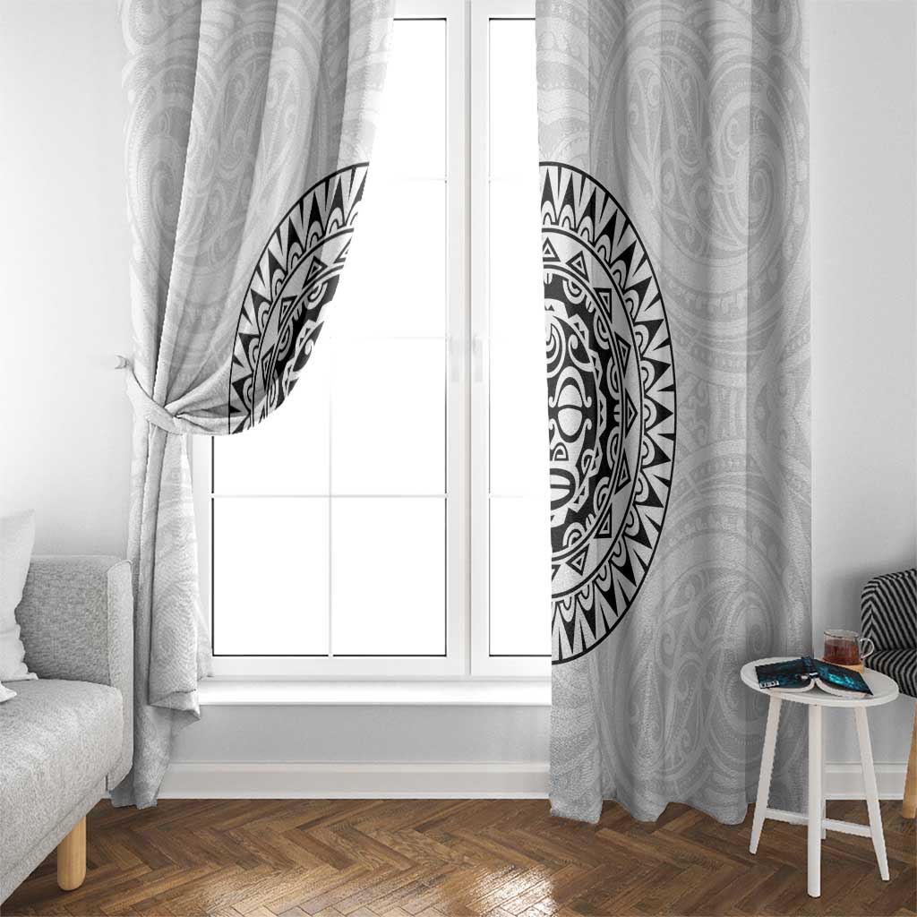 New Zealand Aotearoa Window Curtain Maori Te Mata O Rongokako LT05 - Polynesian Pride