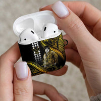 Hawaii Kuhio The Citizen Prince AirPods Case Gold Polynesian Tribal Tattoo LT05 - Polynesian Pride