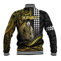 Hawaii Kuhio The Citizen Prince Baseball Jacket Gold Polynesian Tribal Tattoo LT05 - Polynesian Pride