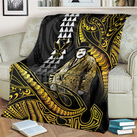 Hawaii Kuhio The Citizen Prince Blanket Gold Polynesian Tribal Tattoo LT05 - Polynesian Pride
