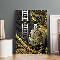 Hawaii Kuhio The Citizen Prince Canvas Wall Art Gold Polynesian Tribal Tattoo LT05 - Polynesian Pride