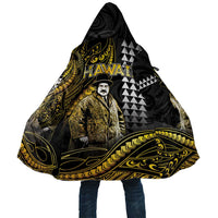 Hawaii Kuhio The Citizen Prince Cloak Gold Polynesian Tribal Tattoo LT05 Unisex Gold - Polynesian Pride
