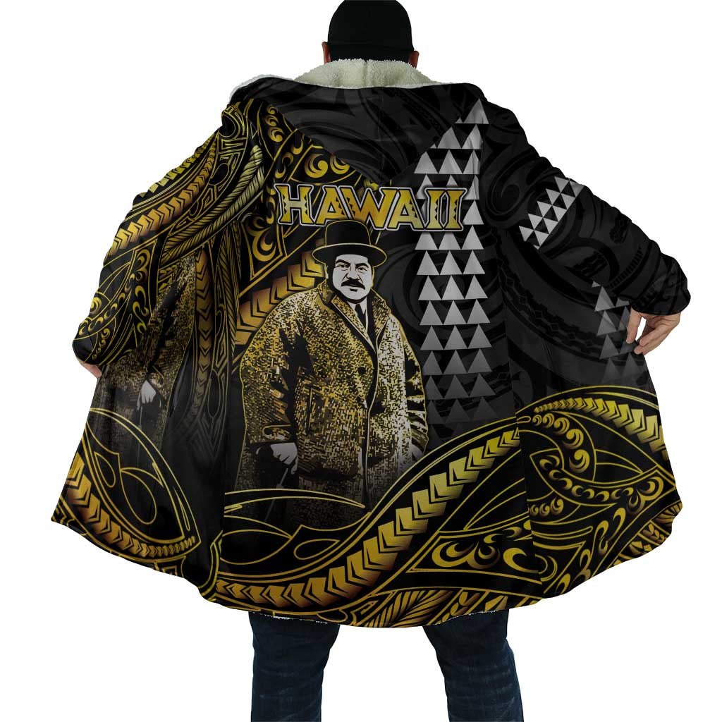 Hawaii Kuhio The Citizen Prince Cloak Gold Polynesian Tribal Tattoo LT05 - Polynesian Pride