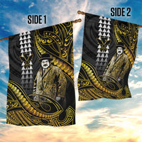 Hawaii Kuhio The Citizen Prince Garden Flag Gold Polynesian Tribal Tattoo LT05 - Polynesian Pride
