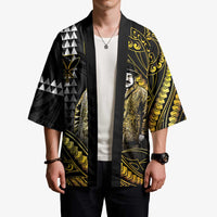 Hawaii Kuhio The Citizen Prince Kimono Gold Polynesian Tribal Tattoo LT05 - Polynesian Pride