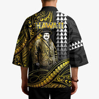 Hawaii Kuhio The Citizen Prince Kimono Gold Polynesian Tribal Tattoo LT05 - Polynesian Pride