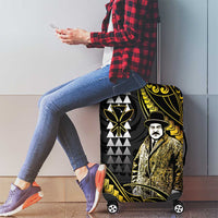 Hawaii Kuhio The Citizen Prince Luggage Cover Gold Polynesian Tribal Tattoo LT05 - Polynesian Pride