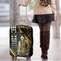 Hawaii Kuhio The Citizen Prince Luggage Cover Gold Polynesian Tribal Tattoo LT05 - Polynesian Pride