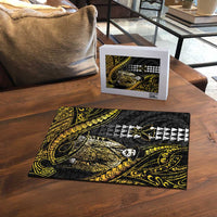Hawaii Kuhio The Citizen Prince Puzzle Gold Polynesian Tribal Tattoo LT05 - Polynesian Pride