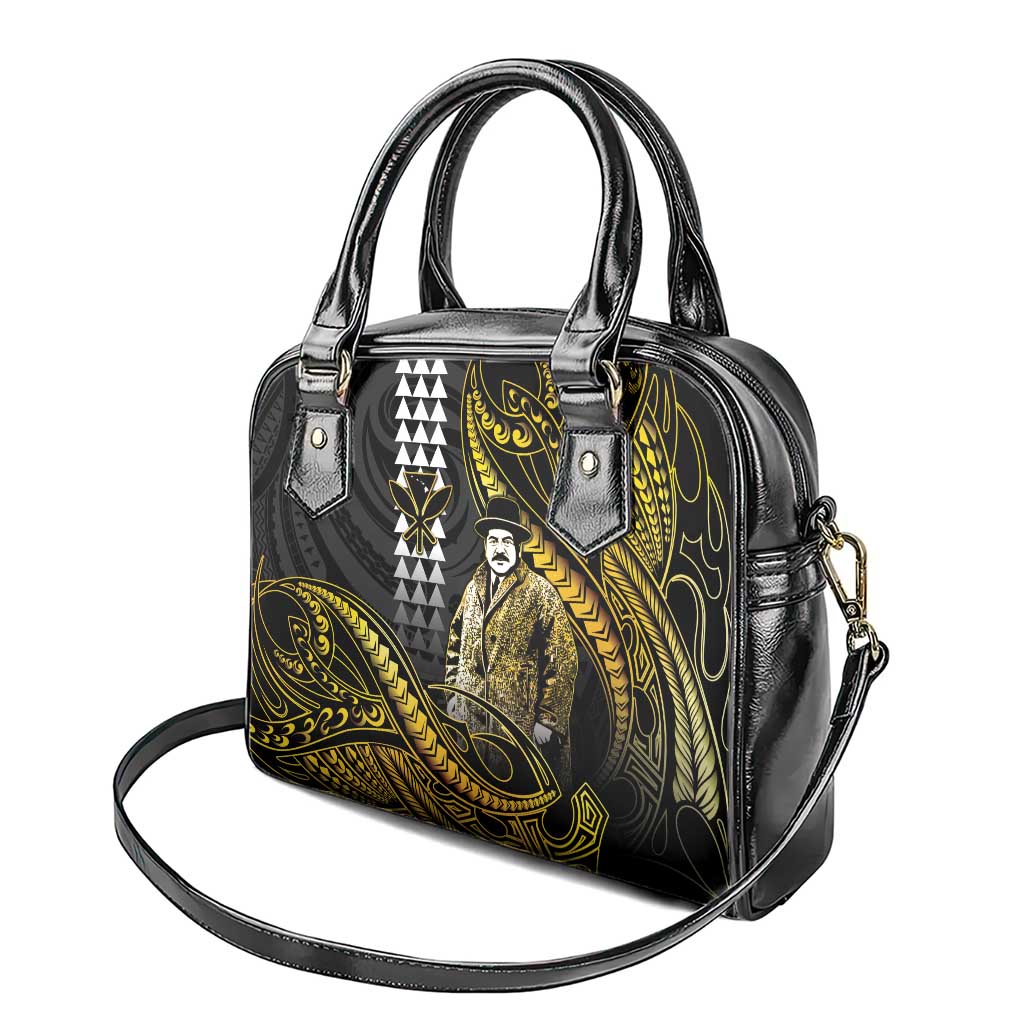 Hawaii Kuhio The Citizen Prince Shoulder Handbag Gold Polynesian Tribal Tattoo LT05 - Polynesian Pride