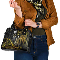 Hawaii Kuhio The Citizen Prince Shoulder Handbag Gold Polynesian Tribal Tattoo LT05 - Polynesian Pride