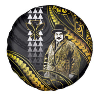 Hawaii Kuhio The Citizen Prince Spare Tire Cover Gold Polynesian Tribal Tattoo LT05 - Polynesian Pride