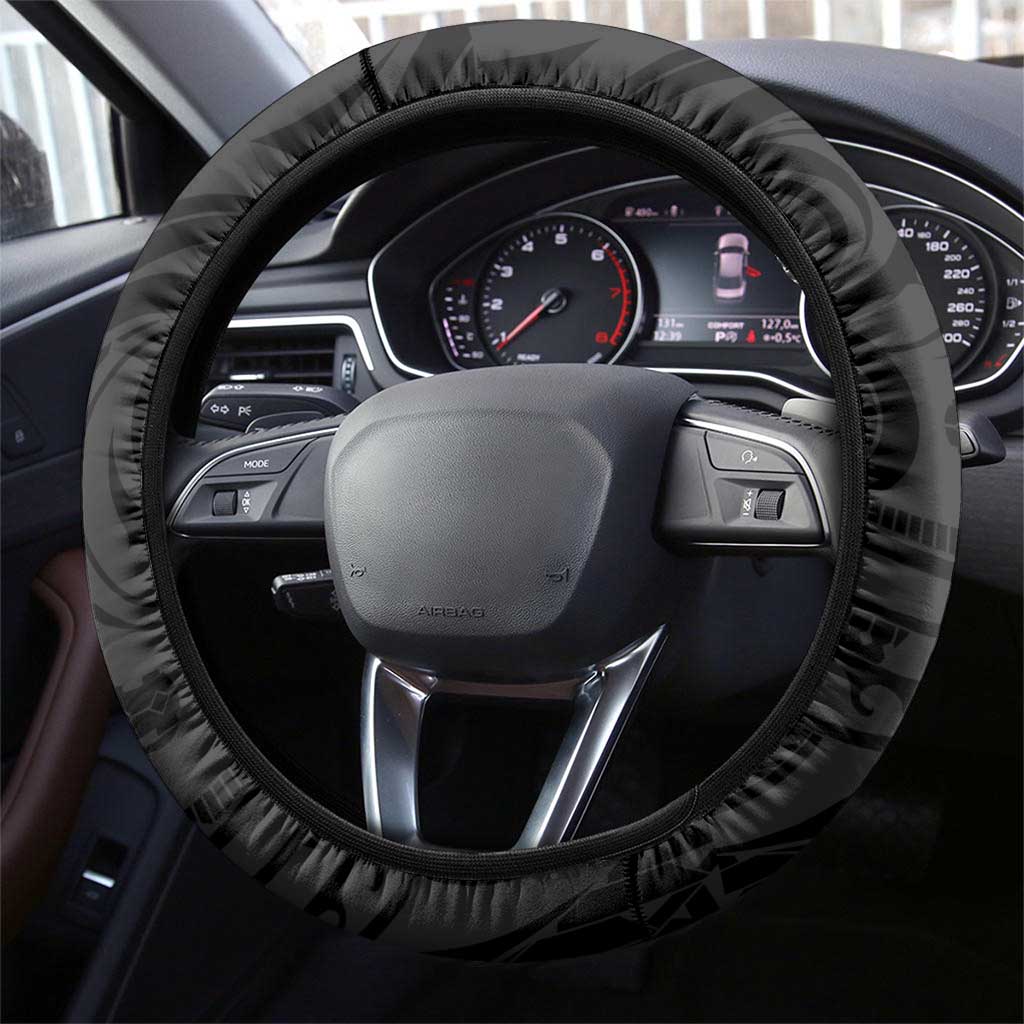 Hawaii Kuhio The Citizen Prince Steering Wheel Cover Gold Polynesian Tribal Tattoo LT05 - Polynesian Pride