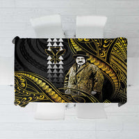 Hawaii Kuhio The Citizen Prince Tablecloth Gold Polynesian Tribal Tattoo LT05 Gold - Polynesian Pride