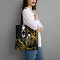Hawaii Kuhio The Citizen Prince Tote Bag Gold Polynesian Tribal Tattoo LT05 - Polynesian Pride