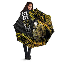 Hawaii Kuhio The Citizen Prince Umbrella Gold Polynesian Tribal Tattoo LT05 - Polynesian Pride