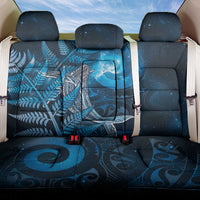 New Zealand Matariki Back Car Seat Cover Maori Koru With Humpback Whale Blue LT05 One Size Blue - Polynesian Pride
