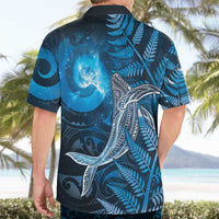 New Zealand Matariki Hawaiian Shirt Maori Koru With Humpback Whale Blue LT05 - Polynesian Pride