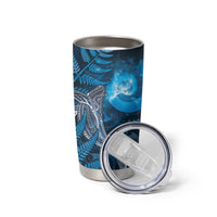 New Zealand Matariki Tumbler Cup Maori Koru With Humpback Whale Blue LT05 - Polynesian Pride