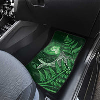 New Zealand Matariki Car Mats Maori Koru With Humpback Whale Green LT05 - Polynesian Pride