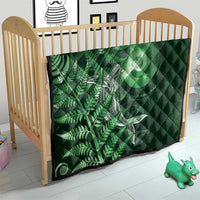 New Zealand Matariki Quilt Maori Koru With Humpback Whale Green LT05 - Polynesian Pride