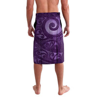 New Zealand Matariki Lavalava Maori Koru With Humpback Whale Purple LT05 - Polynesian Pride