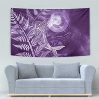 New Zealand Matariki Tapestry Maori Koru With Humpback Whale Purple LT05 - Polynesian Pride