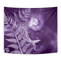 New Zealand Matariki Tapestry Maori Koru With Humpback Whale Purple LT05 - Polynesian Pride