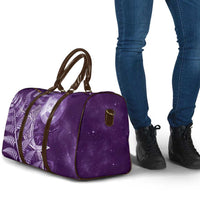 New Zealand Matariki Travel Bag Maori Koru With Humpback Whale Purple