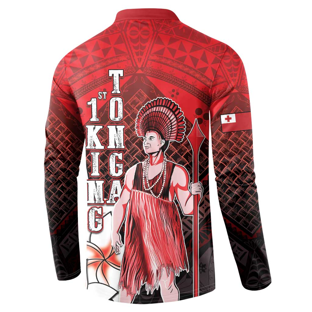 The First King Of Tonga Button Sweatshirt Tongan Pride LT05 - Polynesian Pride