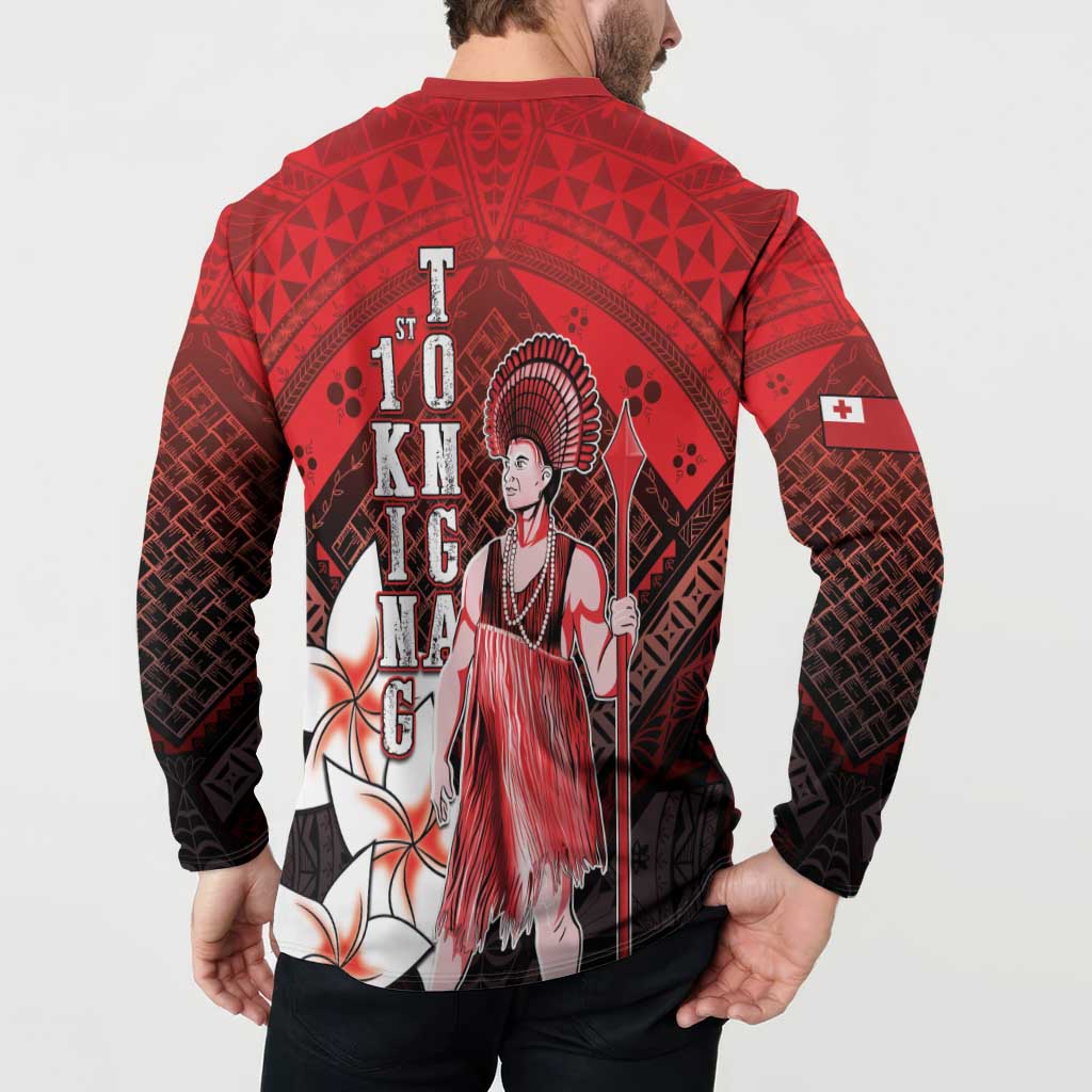 The First King Of Tonga Button Sweatshirt Tongan Pride LT05 - Polynesian Pride