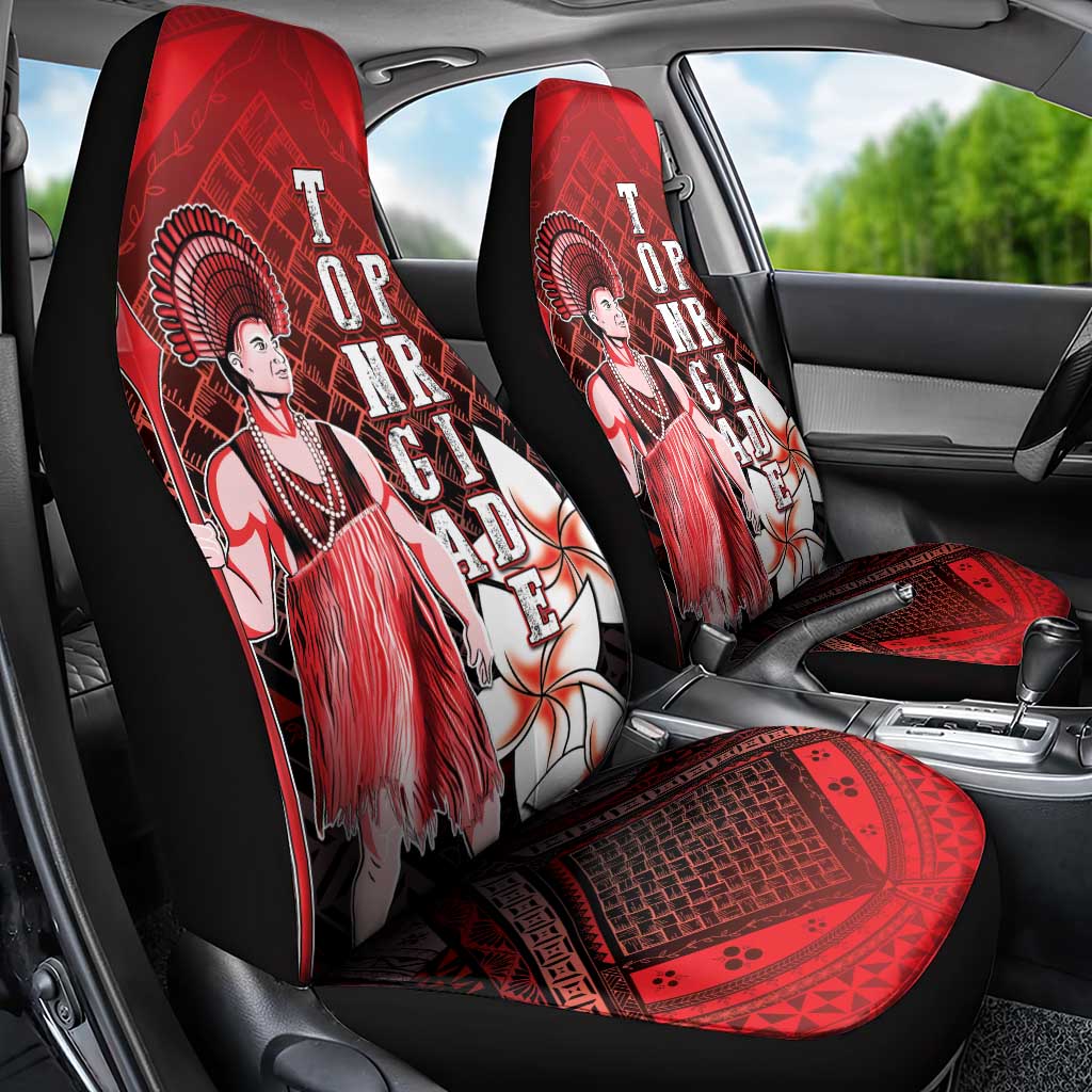 The First King Of Tonga Car Seat Cover Tongan Pride