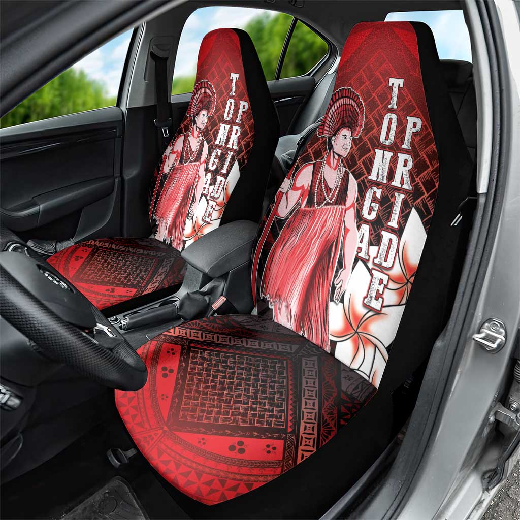 The First King Of Tonga Car Seat Cover Tongan Pride