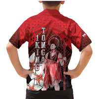 The First King Of Tonga Family Matching Mermaid Dress and Hawaiian Shirt Tongan Pride
