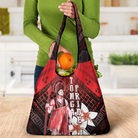 The First King Of Tonga Grocery Bag Tongan Pride LT05 - Polynesian Pride