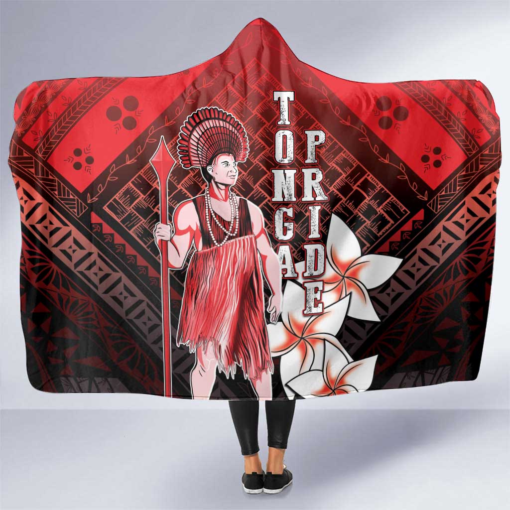 The First King Of Tonga Hooded Blanket Tongan Pride LT05 One Size Red - Polynesian Pride