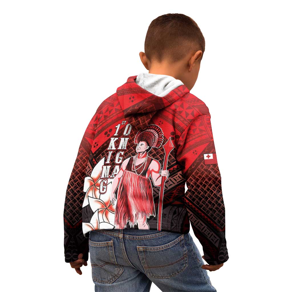 The First King Of Tonga Kid Hoodie Tongan Pride