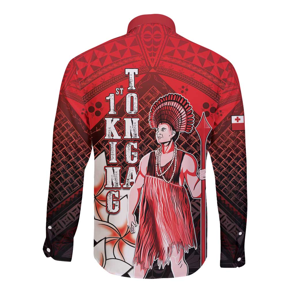 The First King Of Tonga Long Sleeve Button Shirt Tongan Pride LT05 - Polynesian Pride