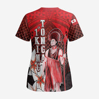 The First King Of Tonga Scrub Top Tongan Pride - Polynesian Pride