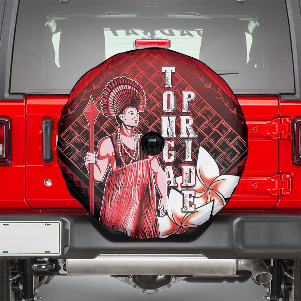 The First King Of Tonga Spare Tire Cover Tongan Pride LT05 - Polynesian Pride