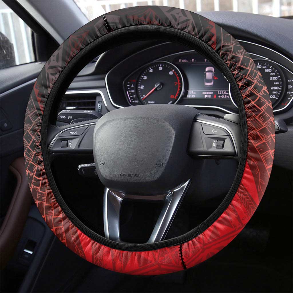 The First King Of Tonga Steering Wheel Cover Tongan Pride LT05 - Polynesian Pride