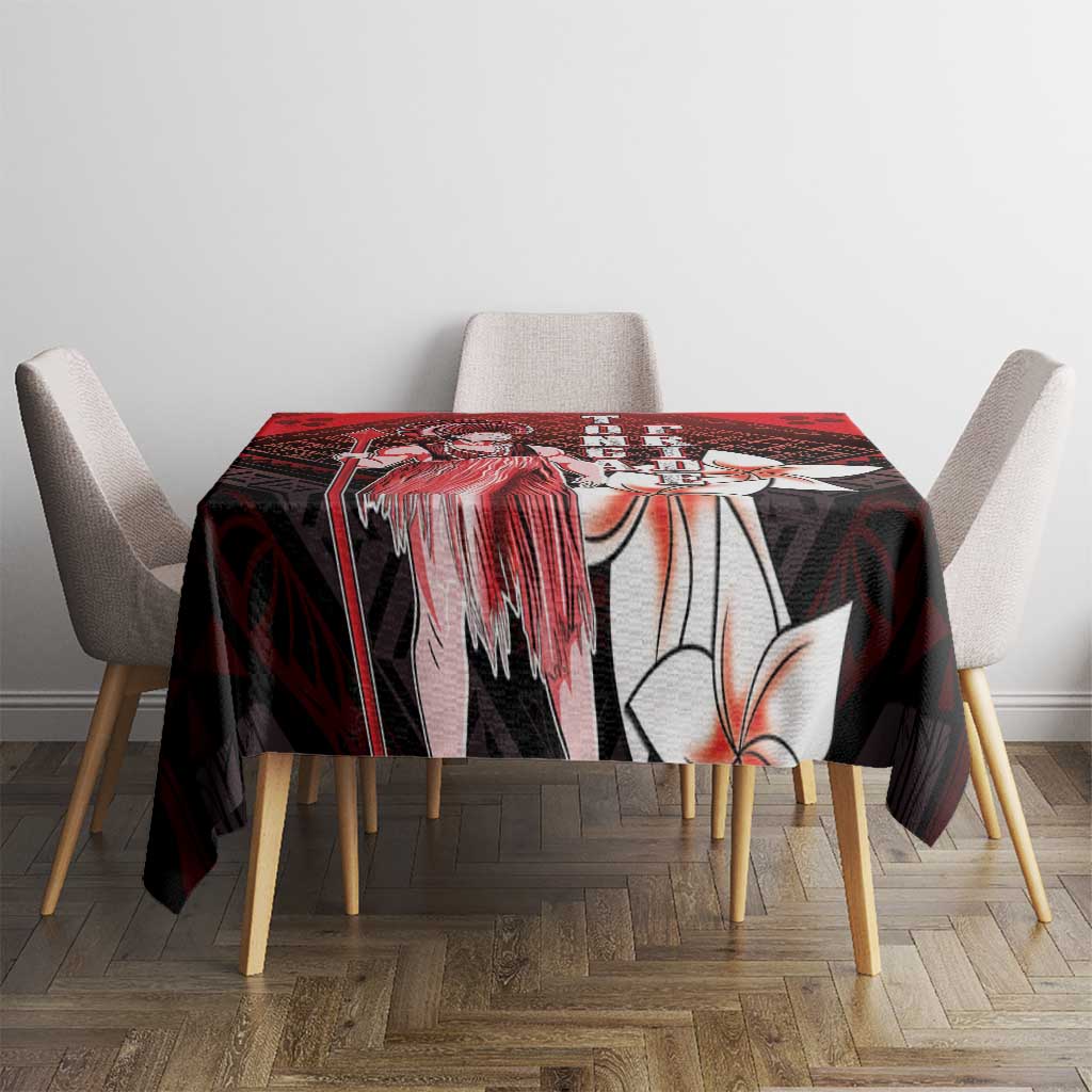 The First King Of Tonga Tablecloth Tongan Pride LT05 - Polynesian Pride