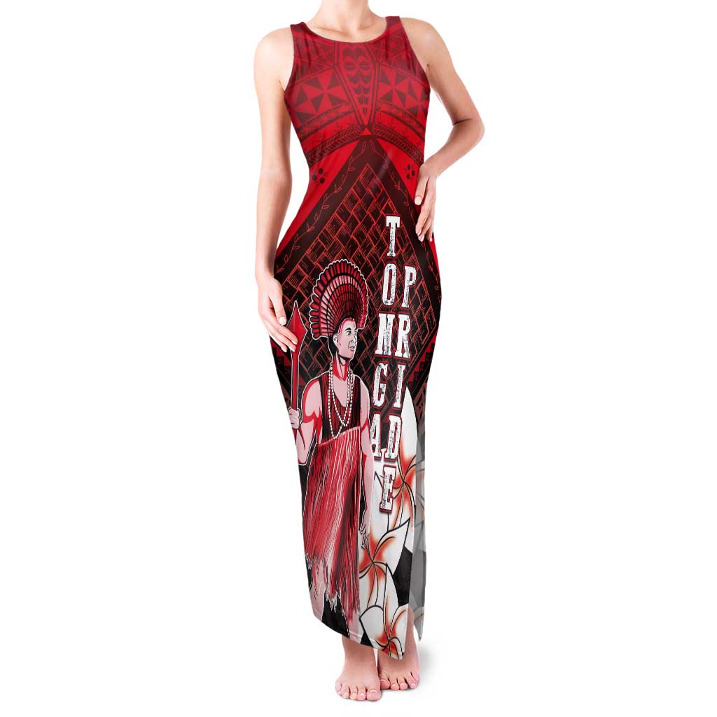 The First King Of Tonga Tank Maxi Dress Tongan Pride