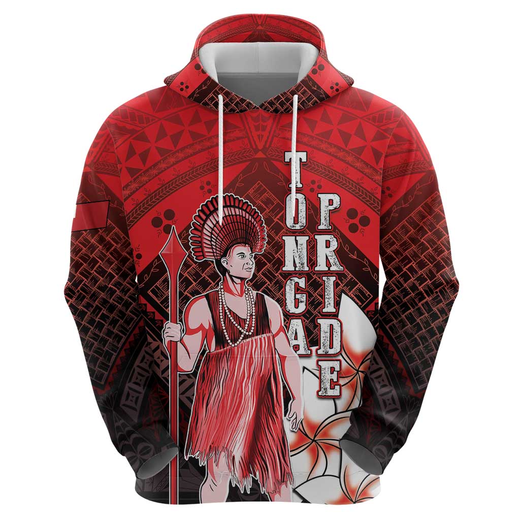 The First King Of Tonga Zip Hoodie Tongan Pride