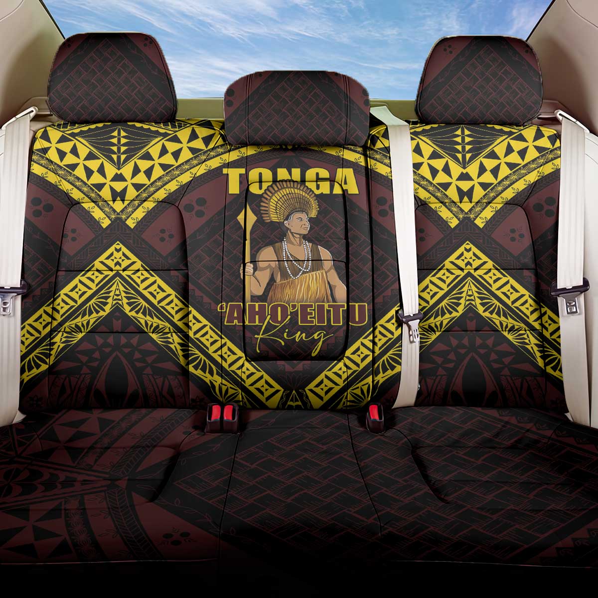 Tonga First King Back Car Seat Cover Ahoeitu Know Your Roots