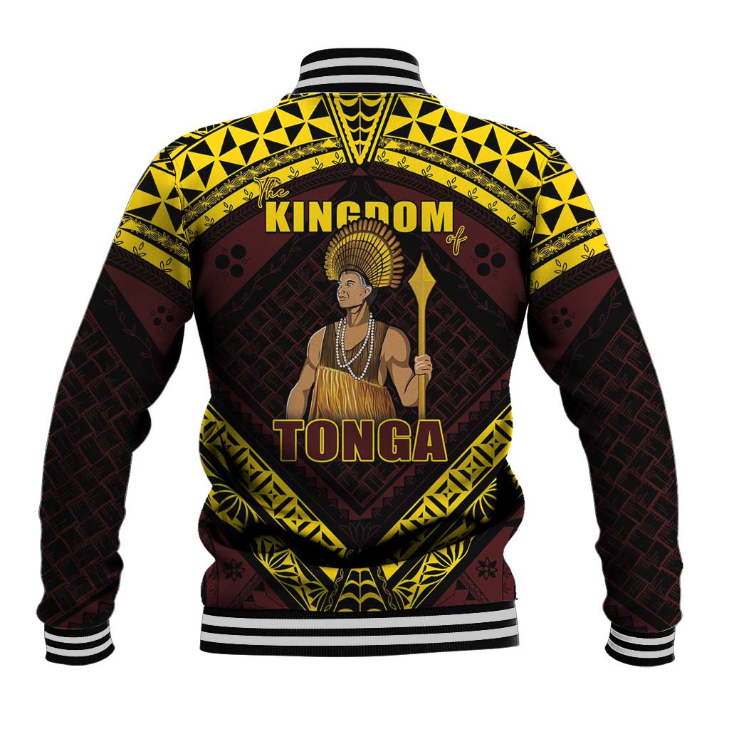 Tonga First King Baseball Jacket Ahoeitu Know Your Roots LT05 - Polynesian Pride