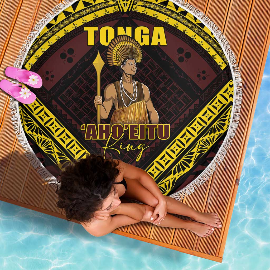 Tonga First King Beach Blanket Ahoeitu Know Your Roots LT05 - Polynesian Pride