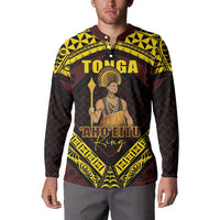 Tonga First King Button Sweatshirt Ahoeitu Know Your Roots LT05 - Polynesian Pride